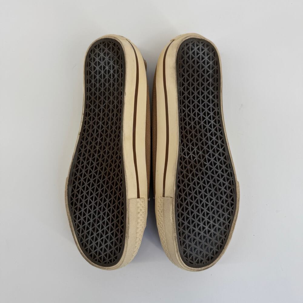Y2K Vtg Paris Blues Womens Sneakers Brown Rhinestone Slip-On Bilng Casual Size 8 - Picture 8 of 9